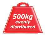 Heavy duty craning cage 500kg evenly distributed