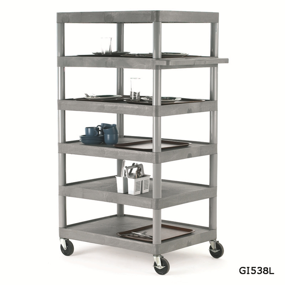 Grey Shelf Trolleys