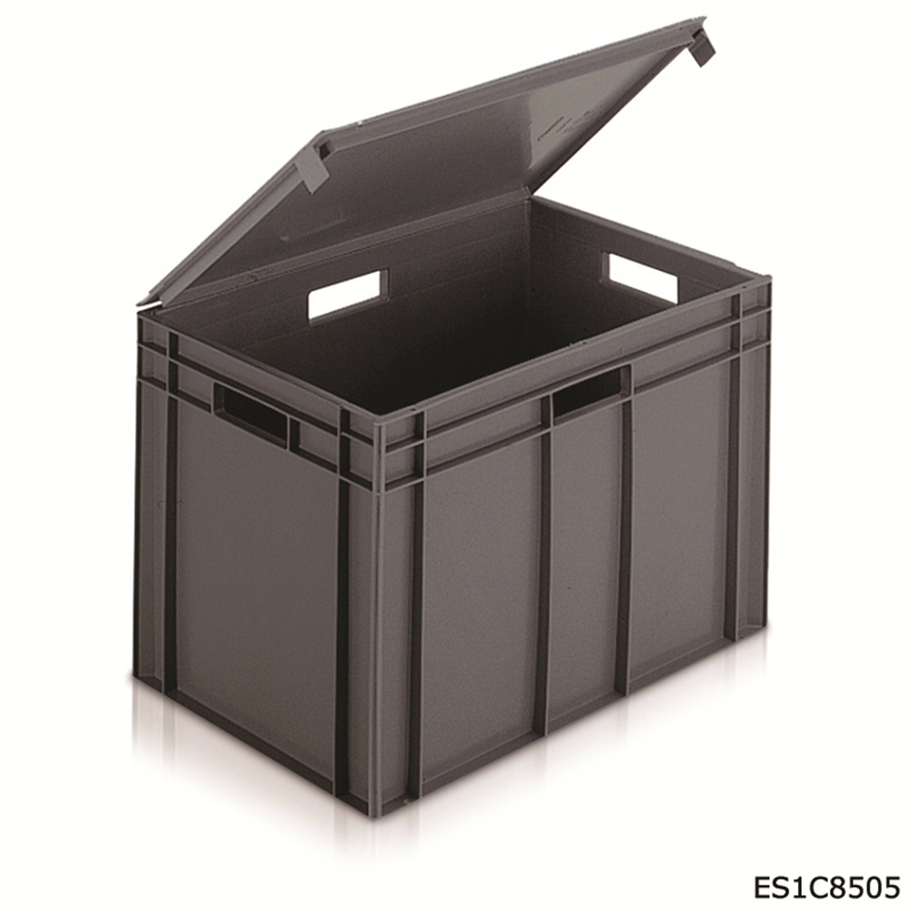 Euro Containers with Integral Lids