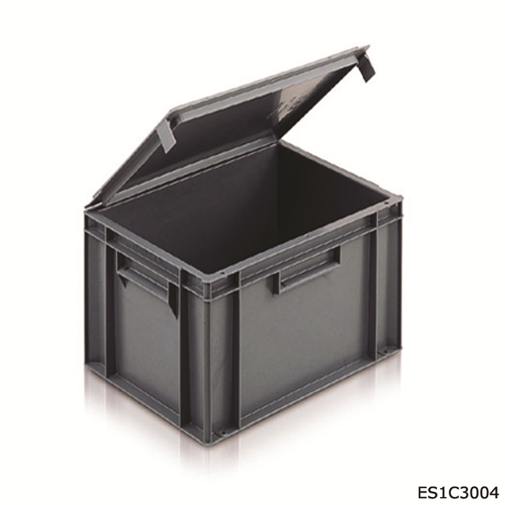 Euro Containers with Integral Lids