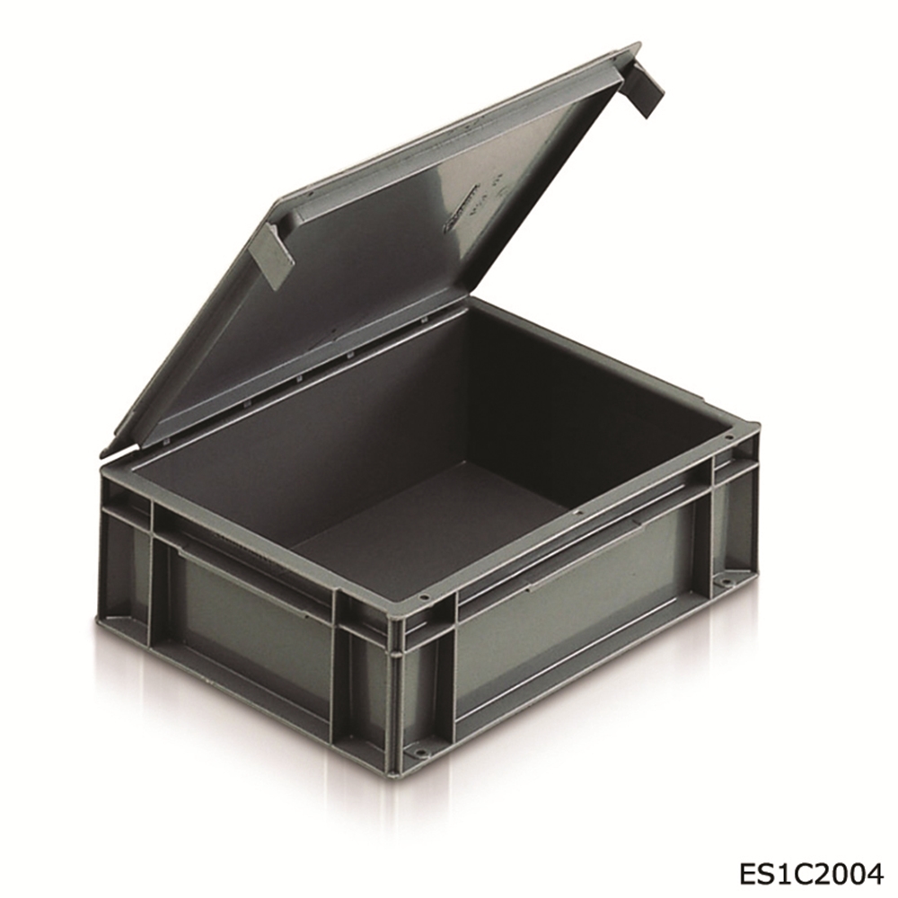 Euro Containers with Integral Lids