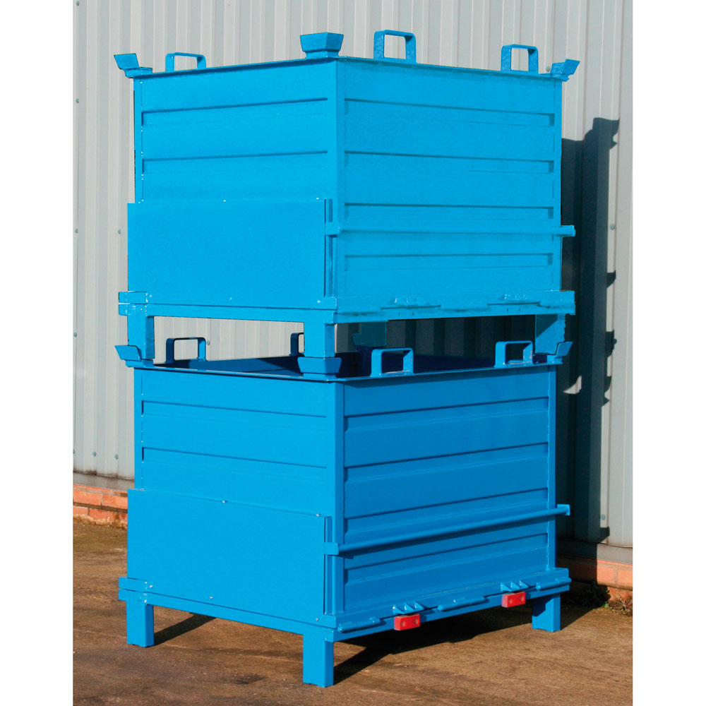 Bottom emptying skip