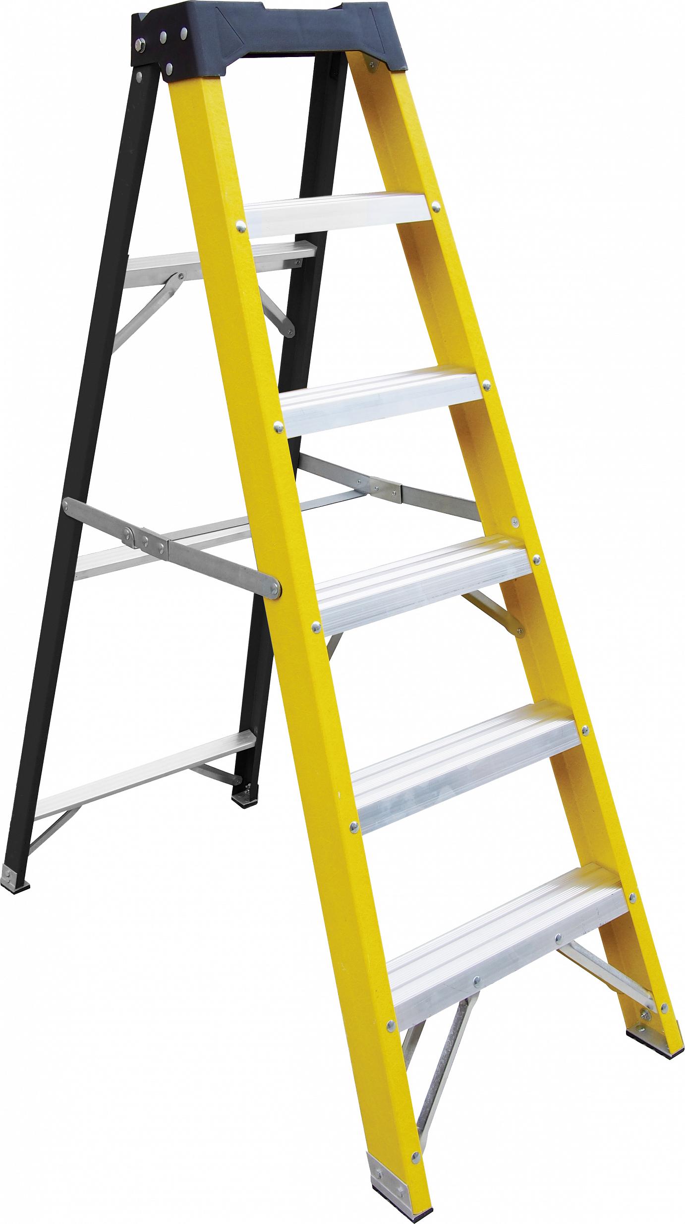 Climb-It® Glass Fibre Swingback Stepladders