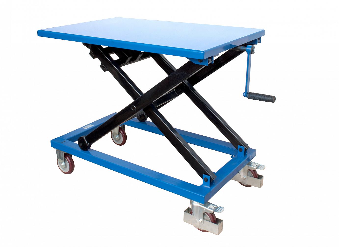Winch Scissor Lift Table