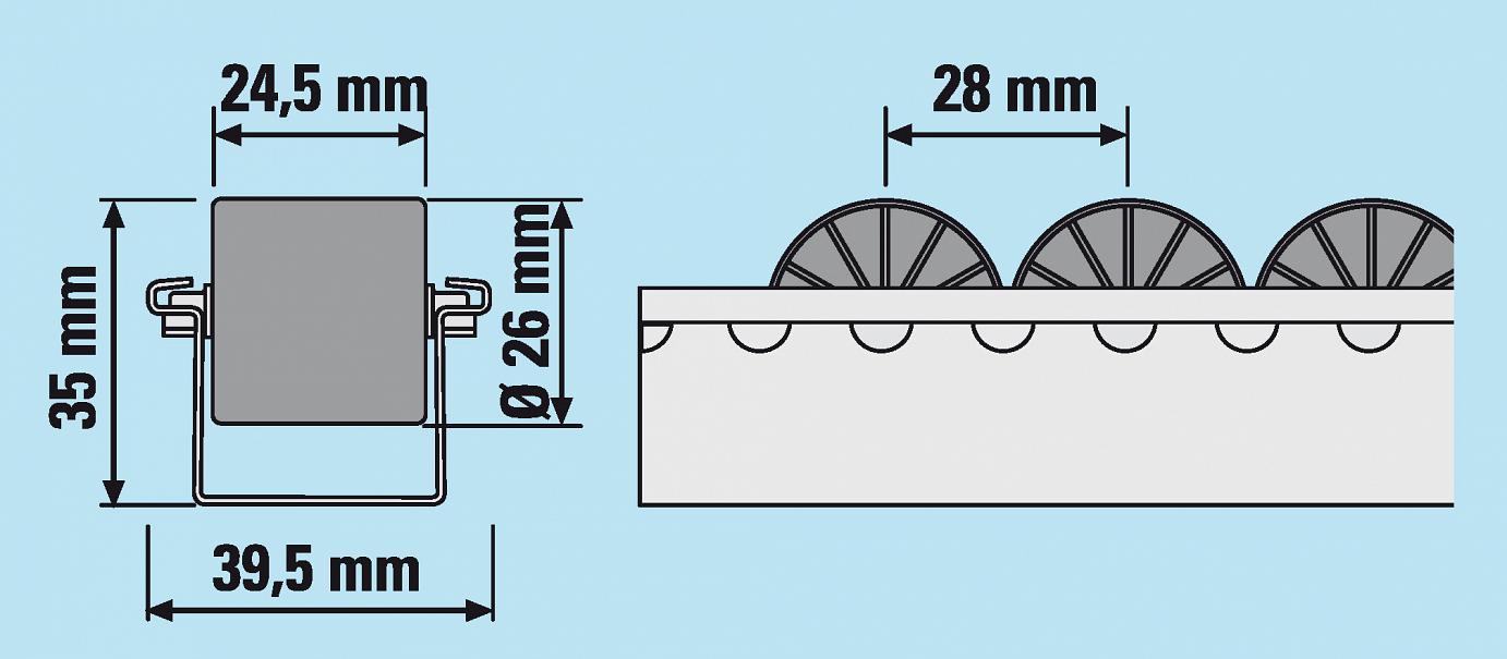 Light Duty Roller Tracks