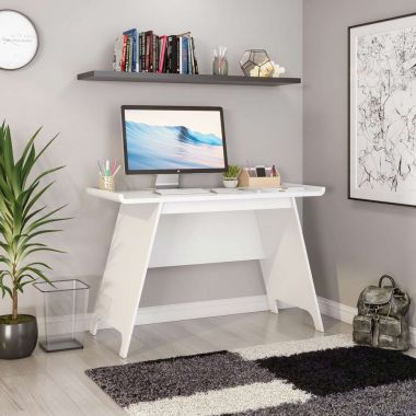 Towson Trestle Desk - White
