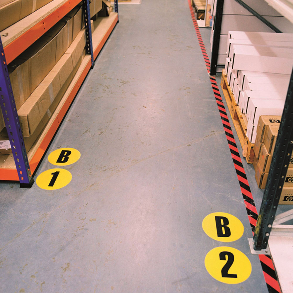 Floor identification markers