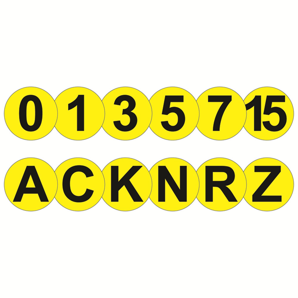 Floor identification markers