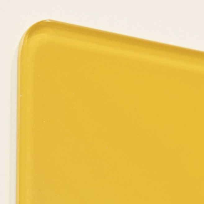 Yellow Coloured Glass Writing Boards