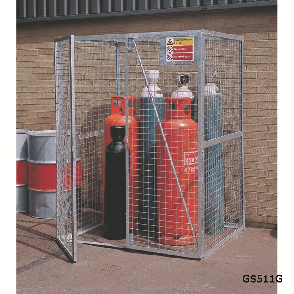 Cylinder Storage Lock Up Cages