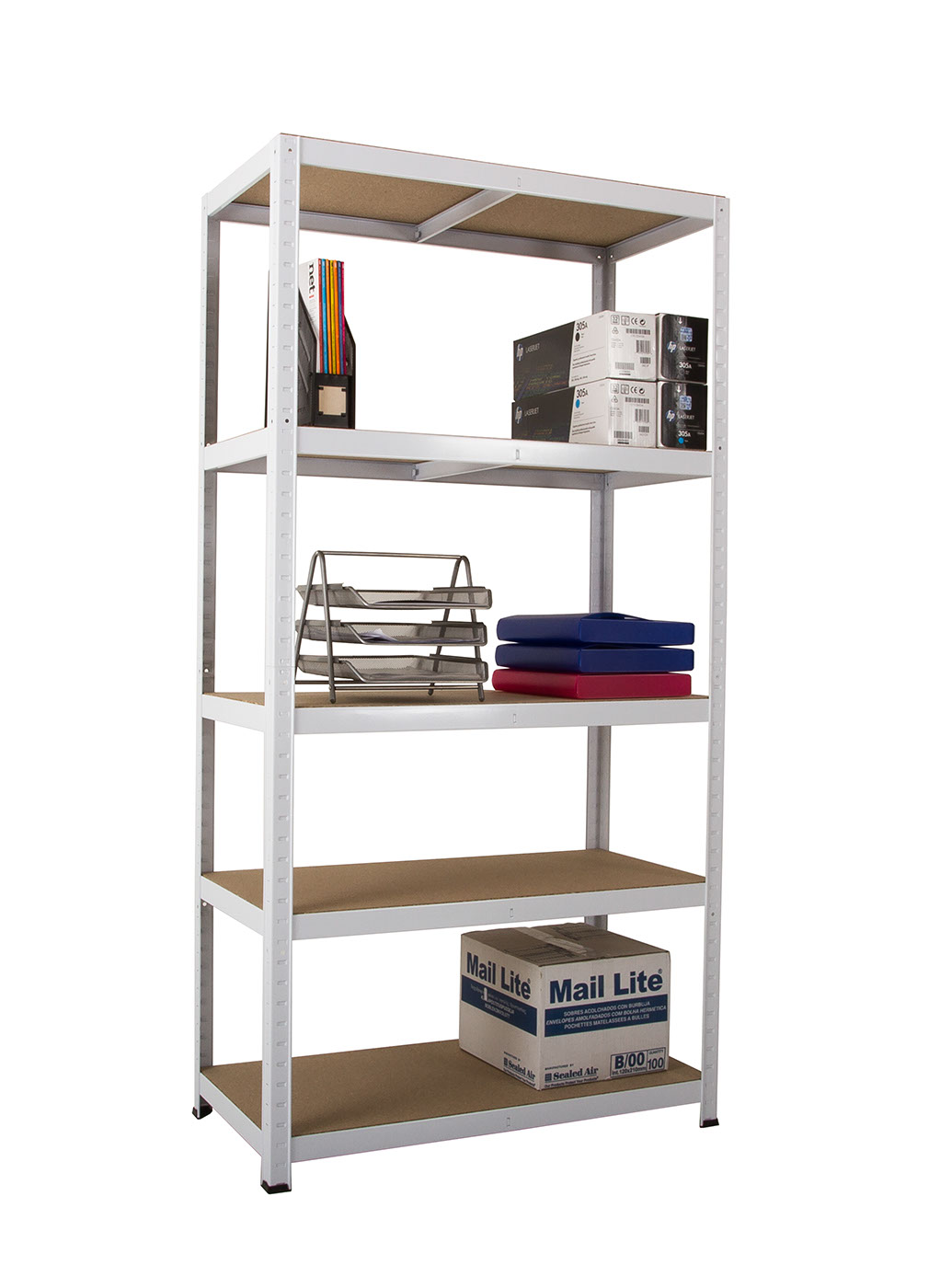 Clicka White Shelving