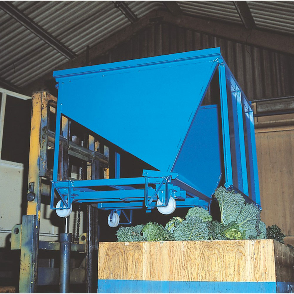 front emptying skip