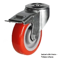 Bolt Hole Medium Duty Castors