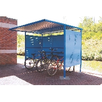 Powder Coated Traditional Cycle Shelter