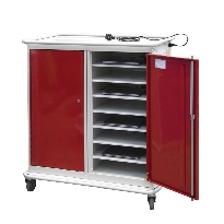Laptop charging trolley
