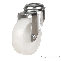 Light duty bolt hole castors