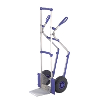 Aluminium Sack Truck with blue guards