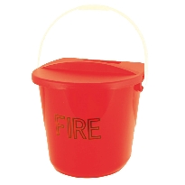 fire Bucket with lid and handle